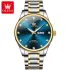 OLEVS 3612 Fashion Business Men's Watch Luxury Brand Dual Calendar Waterproof Luminous Watch Classic Original Quartz Men's Watch